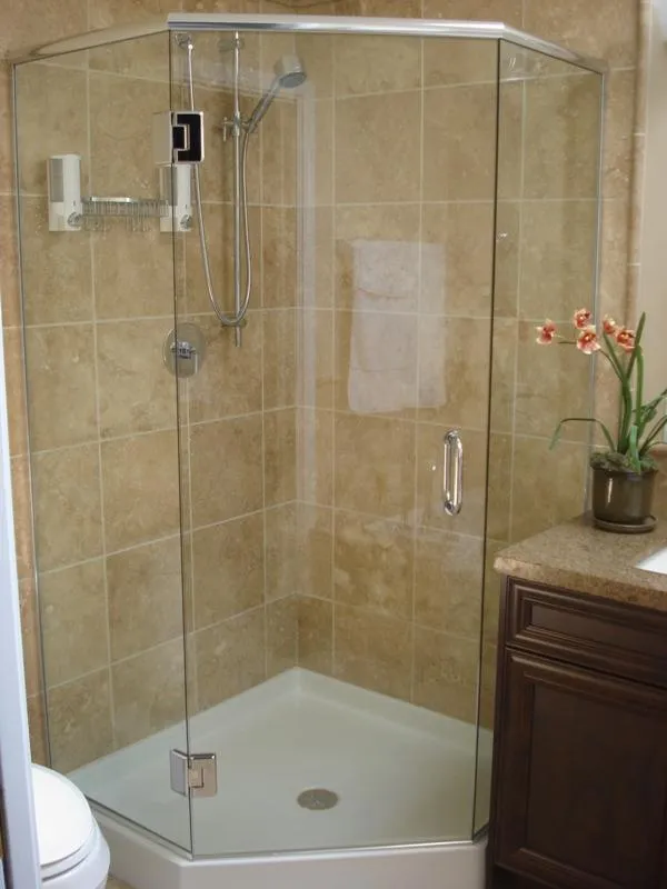 Type 414H frameless shower enclosure