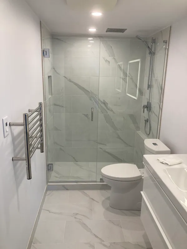 Type 12 frameless shower enclosure