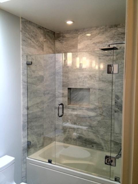 Type 212F frameless shower enclosure