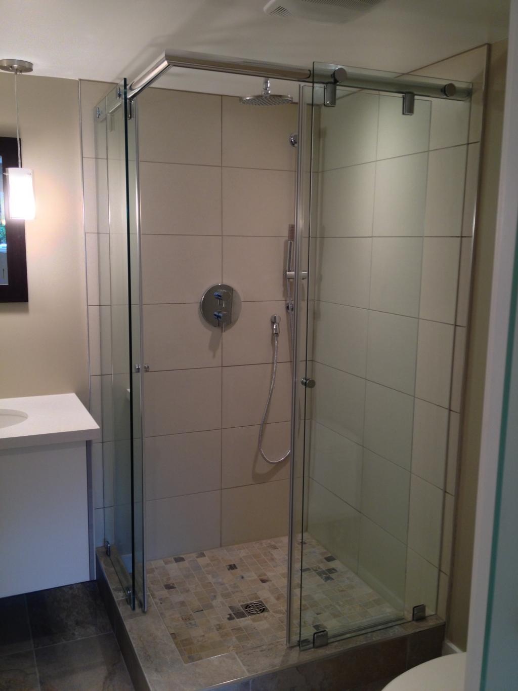 SL Corner frameless shower enclosure