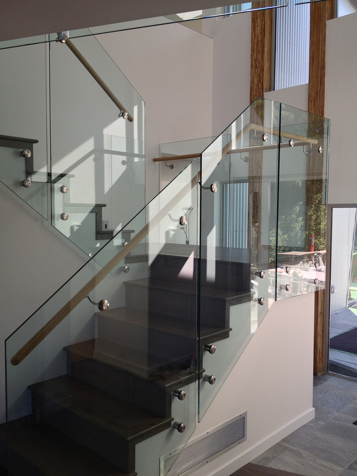 Glass railings