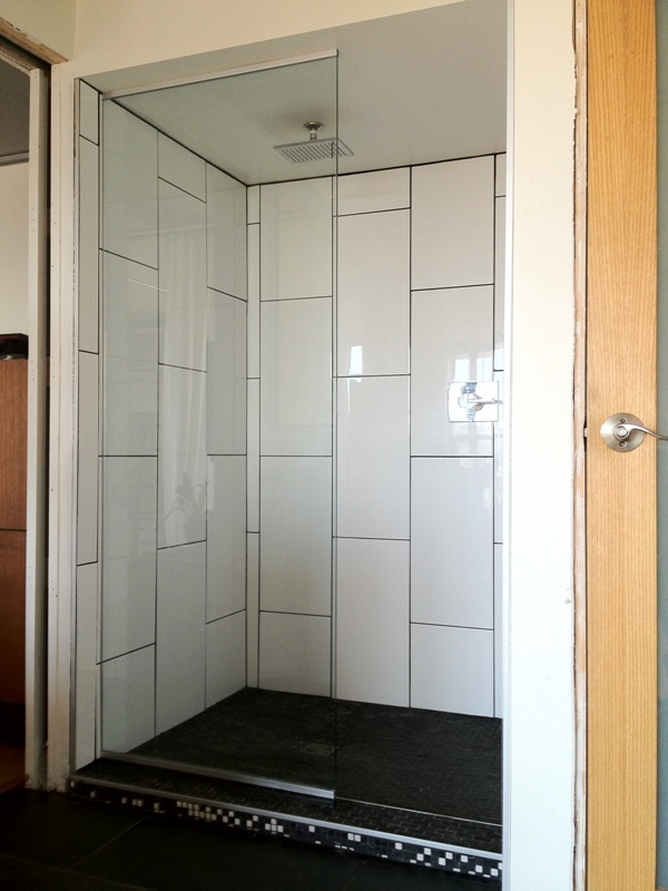 Frameless Glass Shower Panel