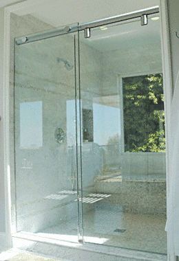 Frameless Glass Sliding Shower Door